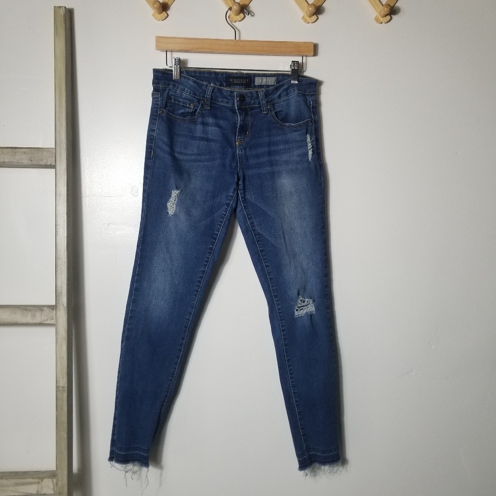 AEROPOSTALE WOMEN'S DISTRESSED JEGGINGS SIZE 8